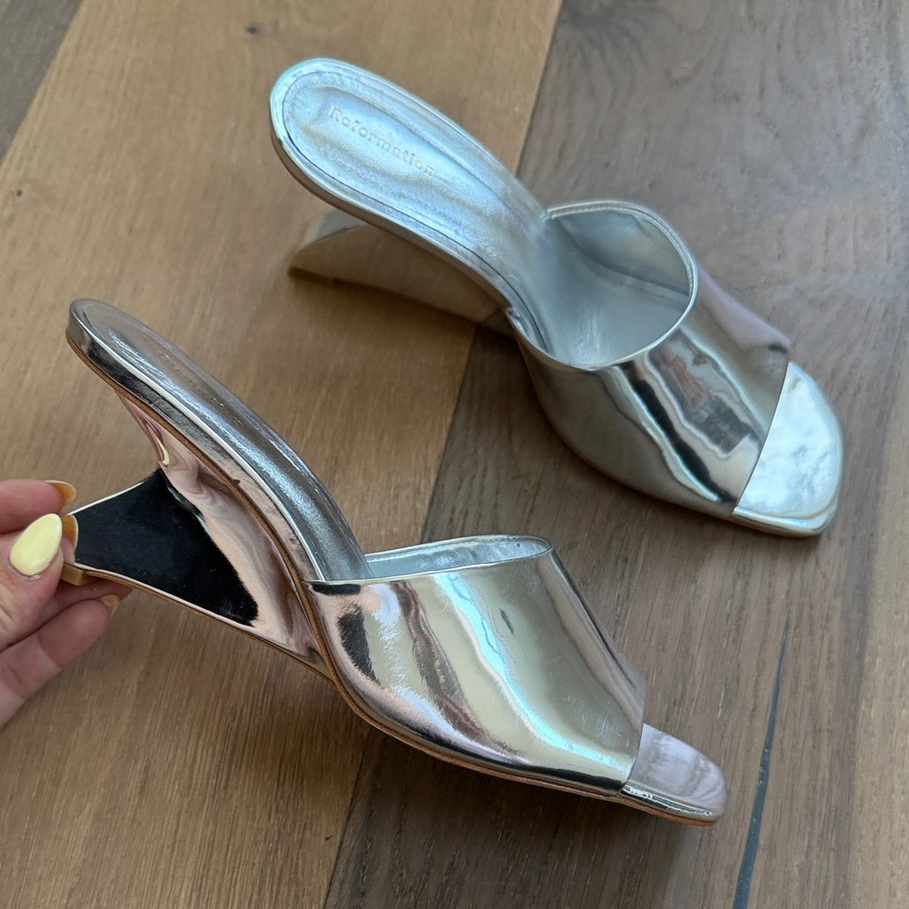 Reformation Silver Wedges